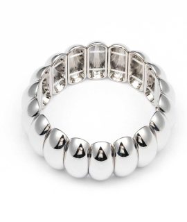 zilverkleurige armband