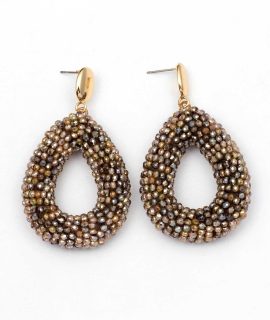 oorbel met kraaltjes