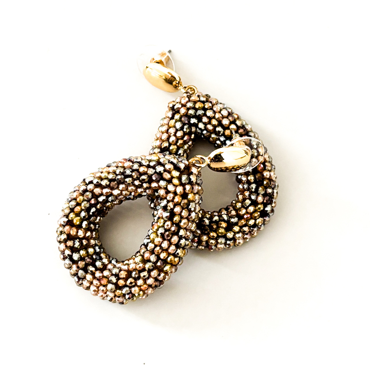 oorbel met kraaltjes - Afbeelding 2