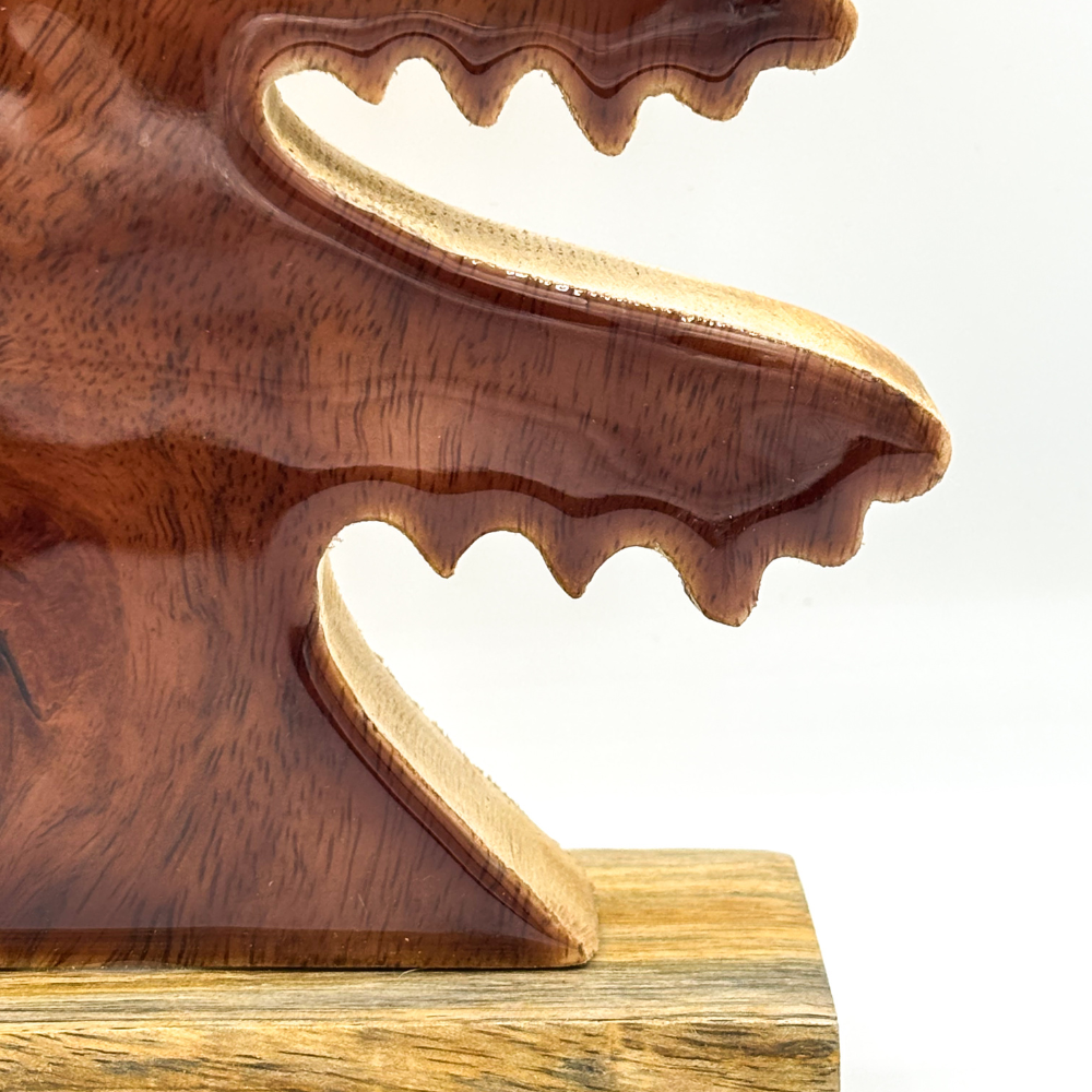 Dennenboom op voet - hout - Afbeelding 2