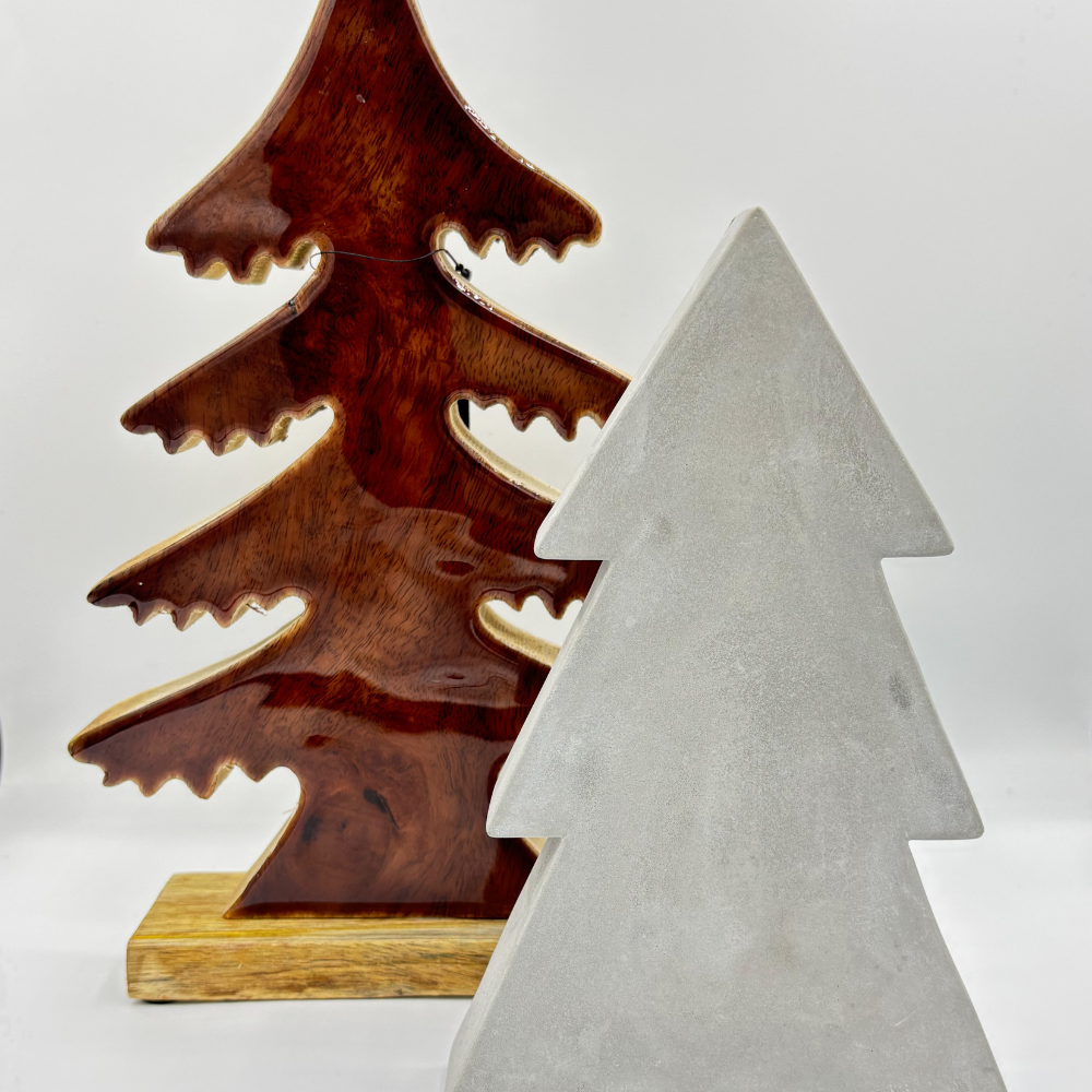 Dennenboom op voet - hout - Afbeelding 3