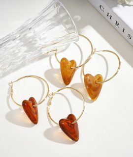 creool oorbellen met hart