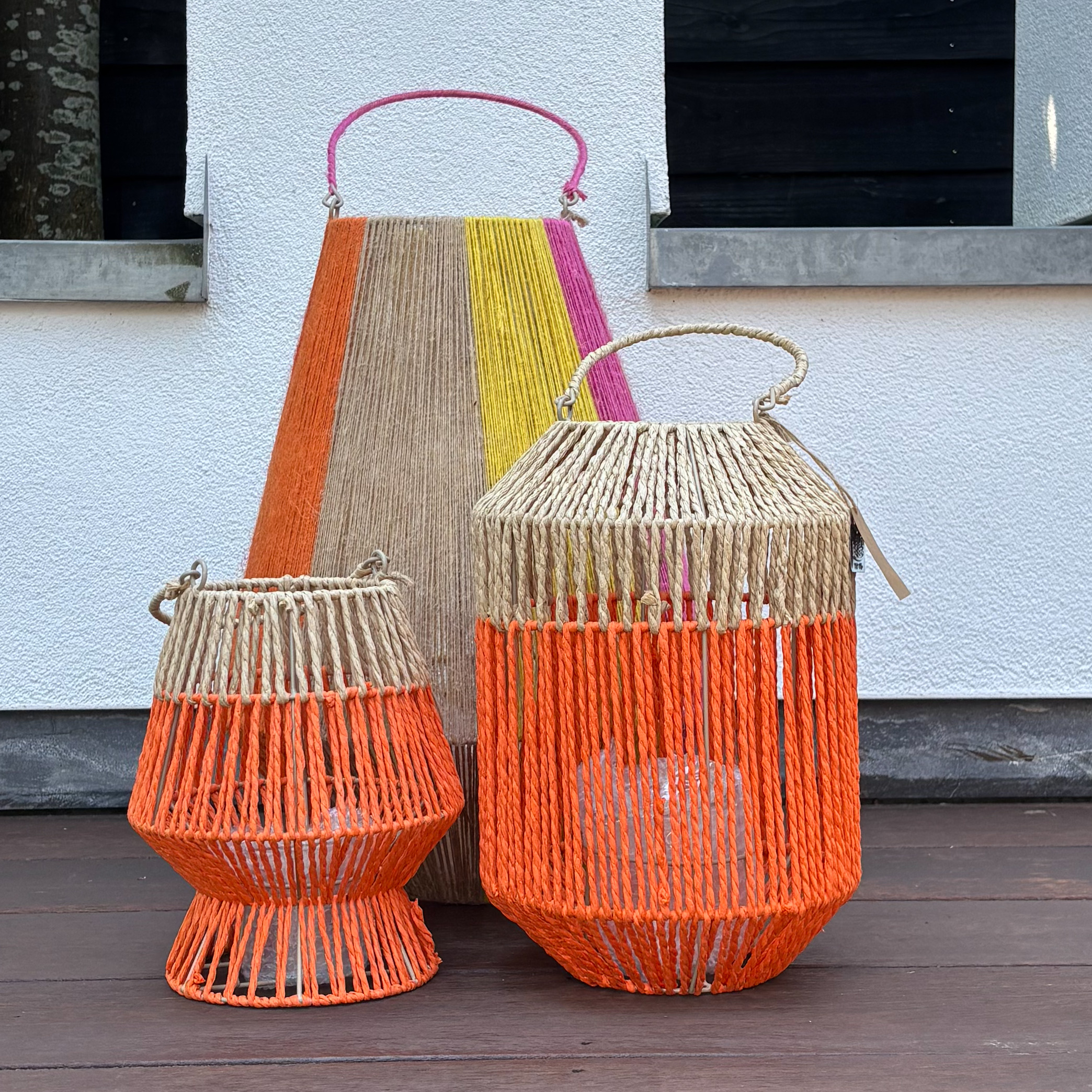 Jute Lantaarn - Afbeelding 3