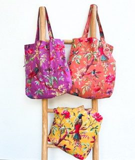 Easybag Paradise  – kleurrijke katoenen shopper