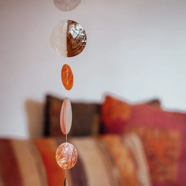 Schelpenslinger Capiz Freestyle Orange Mix - Afbeelding 2